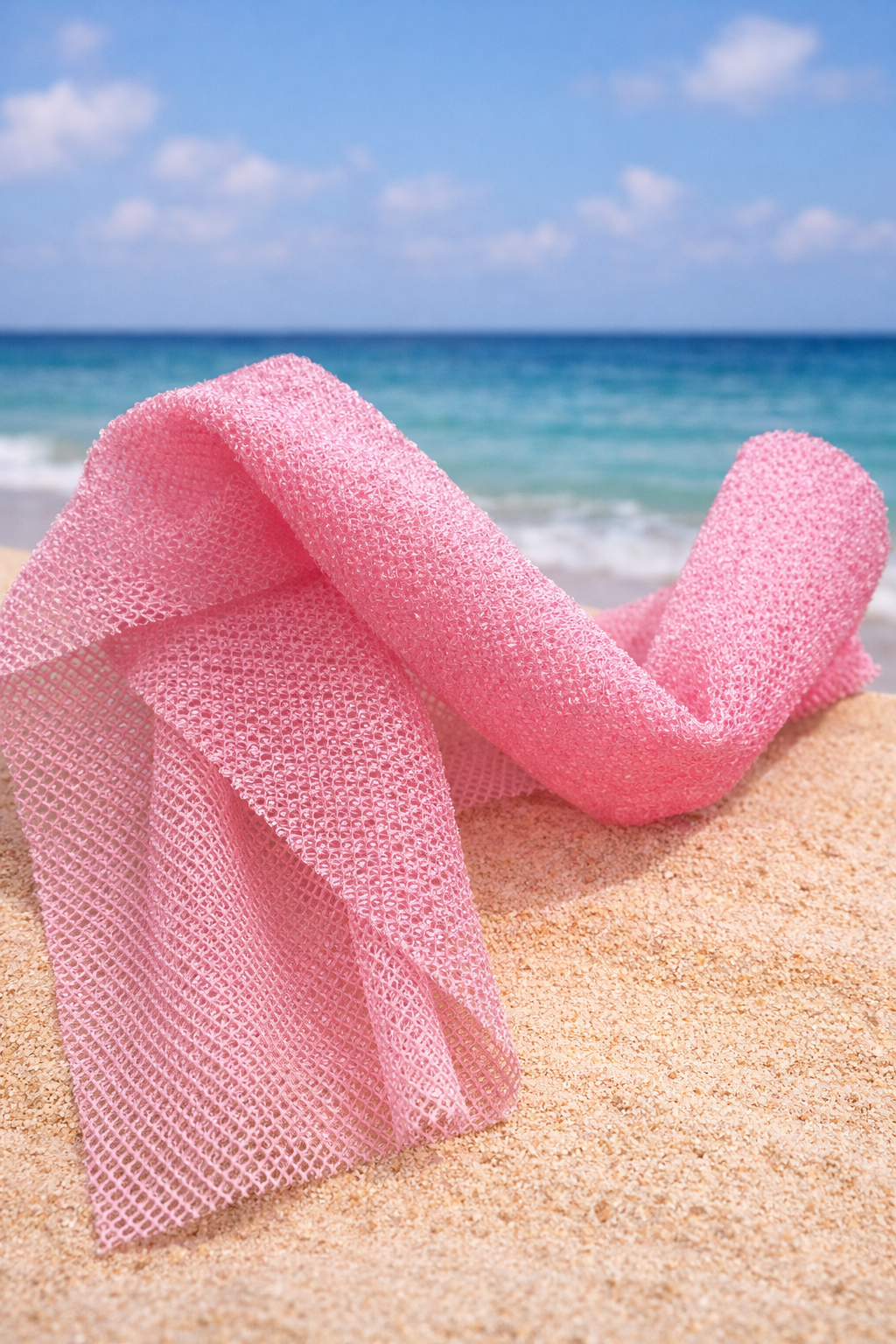 Pink African Net Sponge