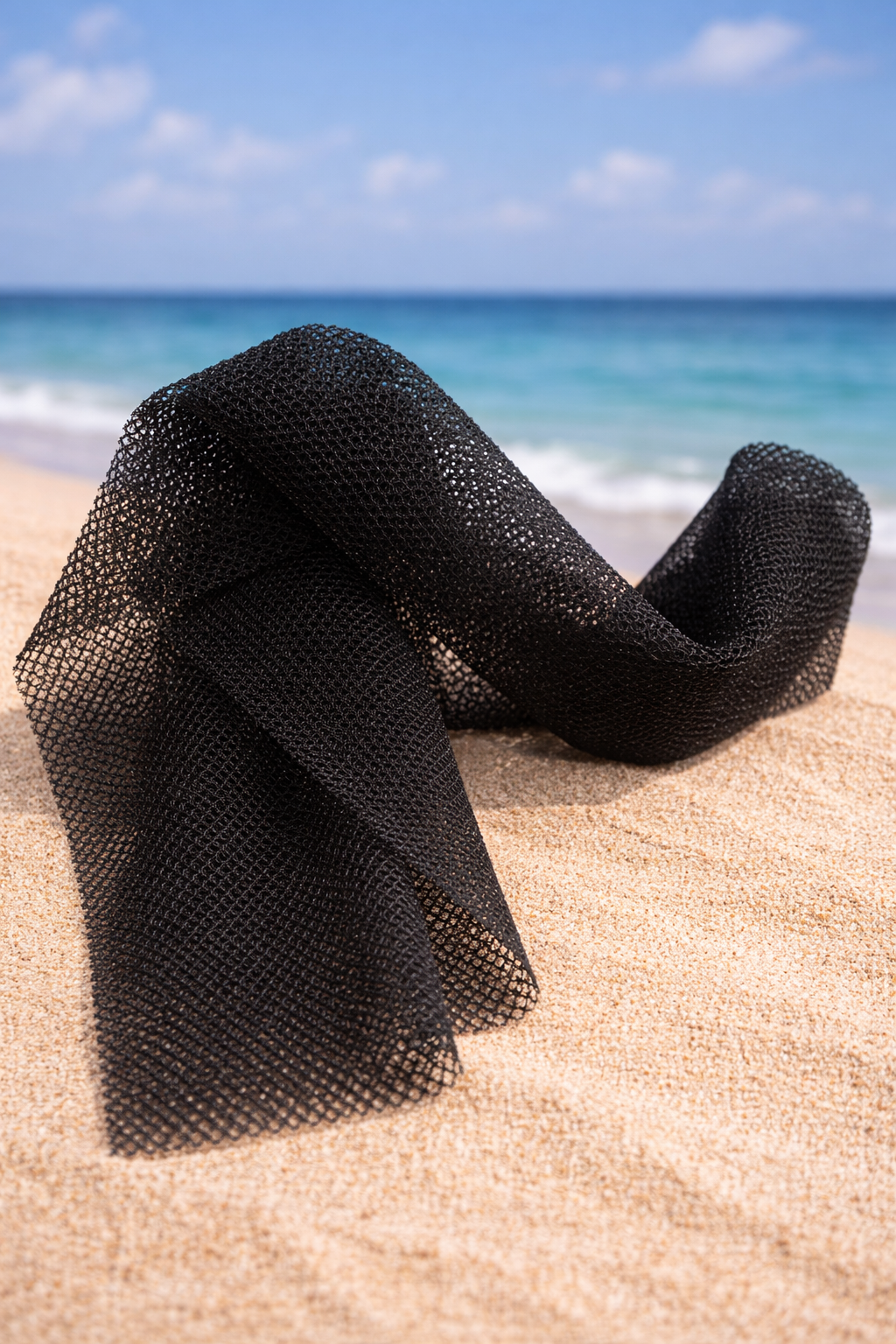 Black African Net Sponge