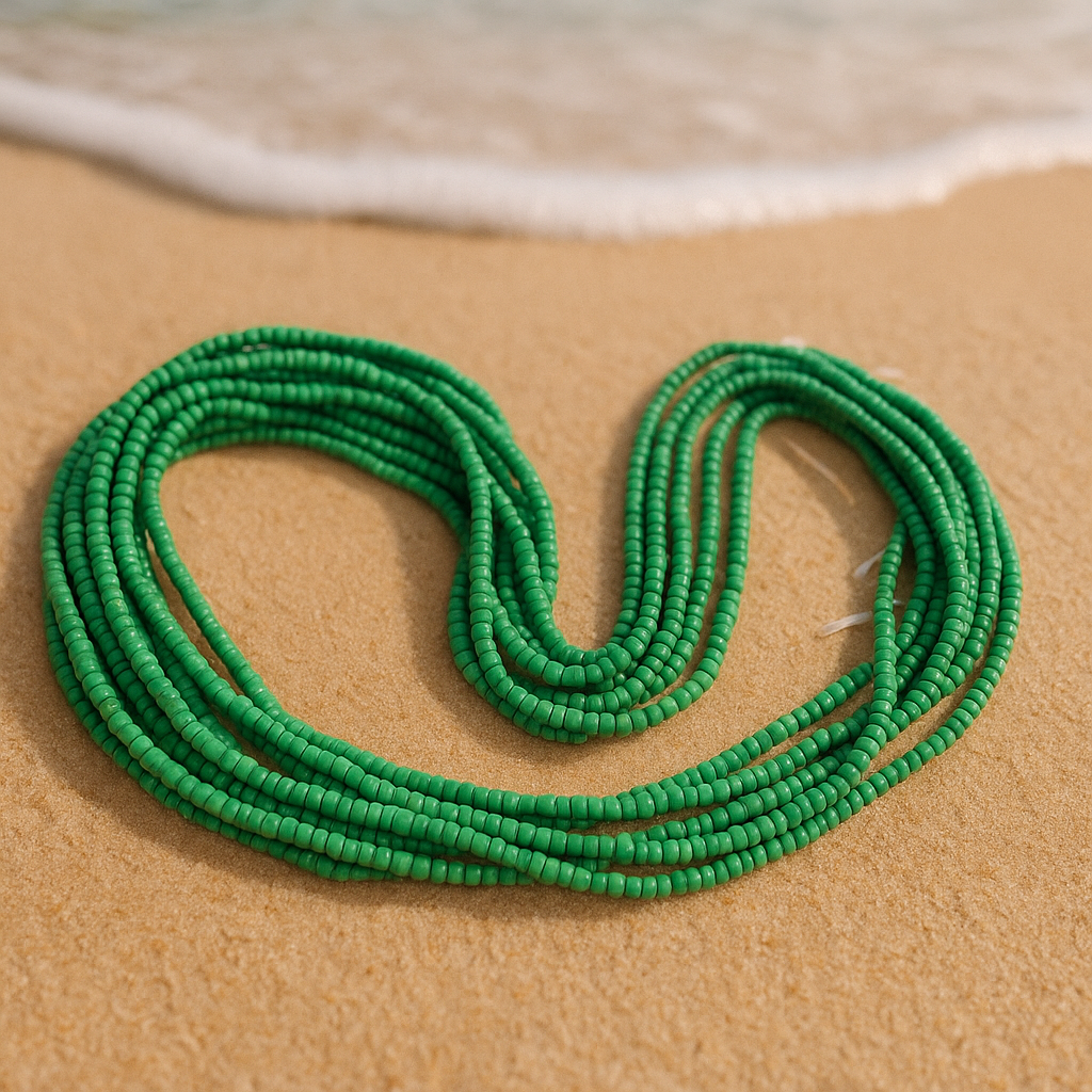 Green Waist Beads
